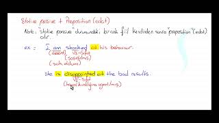 PASSIVE stative passive ve prepositions edatlar nasıl kullanılır 11 [upl. by Auqenehs]