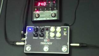 KOR PEDALS TRILOGY DEMO 3 CON DELAY nel Boost [upl. by Damien683]