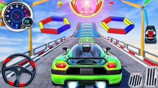 Mega Ramp Car Stunt Extreme 2024  Impossible Sport Car Racing 3D Simulator  Android Gameplay [upl. by Reitrac]