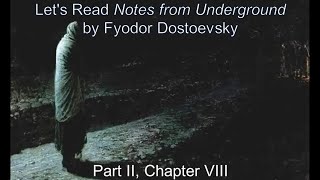 Chapter IIVIII  Dostoevskys Notes from Underground 20 [upl. by Yuille]