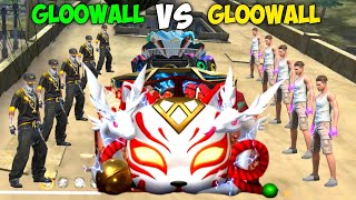 Free Fire Gloowall Vs Gloowall Fight On Factory Roof  Gloowall Skin Challange  Garena Free Fire [upl. by Enila]