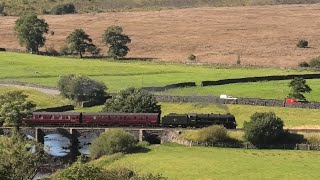 Temperatures rise for LMS 46115 with the Pendle Dalesman 050923 [upl. by Ralyt]