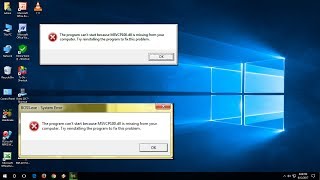 How to Fix All Missing MSVCP100dll file Error In Windows 10817 [upl. by Bradan]