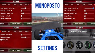 My Monoposto Settings [upl. by Sevy]