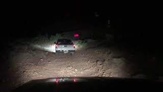 Jeep Cherokee XJ  exploring the Mojave Desert at night [upl. by Atinrev991]