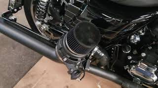 Aerocharger Harley Turbo spooldown [upl. by Topper]