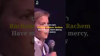 Rachem by Yaakov Shwekey and Mordechai Shapiro [upl. by Anisamot]