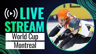 LIVE  World Cup session  Montréal 1 2023  ShortTrackSkating [upl. by Amikay408]