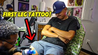 GETTING MY FIRST TATTOO VLOG [upl. by Steiner]