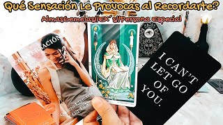 ✨Qué Sensación le Provocas el Día de Hoy al Recordarte 🙇🏻‍♀️💭 Almas GemelasExs 🔥 tarot [upl. by Marcello185]