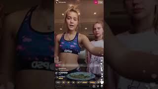 Look how Olivia Ponton cooks well Instagram LIVE 20200114 [upl. by Modesta]