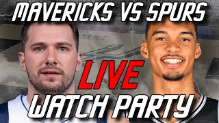 Mavericks vs Spurs Live Watch Party  NBA 20232024 Regular Season [upl. by Keligot]