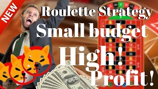 Roulette Strategy for Low Budget amp Doble Profit 2024 [upl. by Yelrebmik]