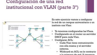 Packet Tracer configuración de Vlans para una red de un campus universitario instituto Parte 3 [upl. by Pietje]