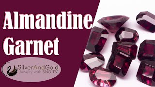 Almandine Garnet  Deep Ruby Red [upl. by Kristy165]