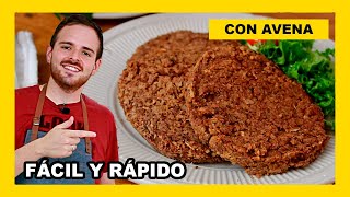 🔶Como hacer HAMBURGUESAS de LENTEJAS y nuez  SÍN harina de trigo y SÍN huevo [upl. by Meakem]