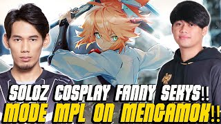 SOLOZ COSPLAY FANNY SEKYS❗️MODE MPL ON MENGAMOK❗️ [upl. by Htez849]