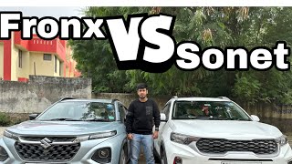 Maruti Fronx VS Kia Saltos  Sonet Owner Driving Fronx [upl. by Neu]