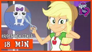 18 minutes of MLP EG  Better Together Cartoon compilation 12  Full episodes Season 2 [upl. by Melodee]