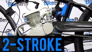 How To Install 80cc 2Stroke Bicycle Engine Kit FULL DVD 66cc 48cc 50cc [upl. by Aimit]