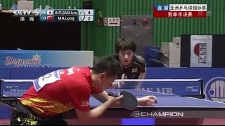 卓球アジア大会２０１３ 松平健太 vs 馬龍 【高画質】 [upl. by Doralyn]