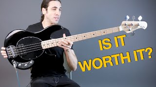 The Most Affordable Musicman Stingray Bass  Sterling By Musicman Ray4 SUB Bass Review [upl. by Lyndsay]