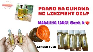 DIY LINIMENT OIL  GINGER LINIMENT AT HOME [upl. by Catha959]