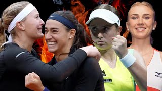 Caroline GarciaKristina Mladenovic vs Lyudmyla KichenokJelena Ostapenko  Doubles  AO 2024 [upl. by Lottie457]