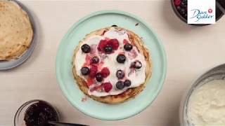 Pannkakstårta  Dansukker [upl. by Tepper]