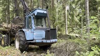 Pulpwood Forwarding with the Blondin 750 A Logging Marvel Part 2 [upl. by Velleman106]