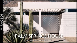 Desert Retreat with Pioneering Structural System  Palm Springs House [upl. by Antonia418]