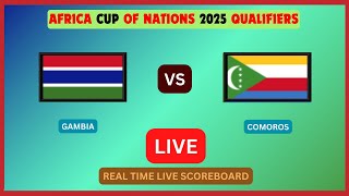 Gambia Vs Comoros LIVE Score UPDATE Today Africa Cup of Nations 2025 qualifiers Football Nov 15 2024 [upl. by Illak]