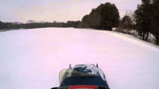 82 Yamaha Enticer 300 VS 84 Skidoo 377 [upl. by Alyakim245]