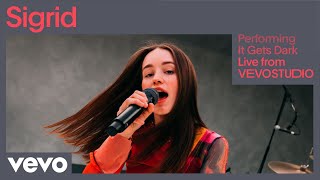 Sigrid  It Gets Dark Live  Vevo Studio Performance [upl. by Lanford]