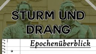 ◆ Sturm und Drang ◆ EpochenüberblickAnalysehilfe  Ausführliche Erklärung für die Schule [upl. by Htennek]