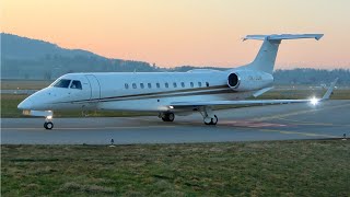 Witness The Embraer Legacy 600 TakeOff in Bern [upl. by Illil673]