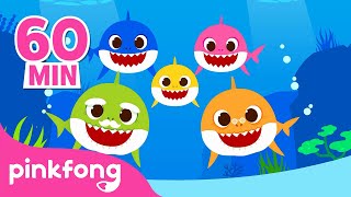 Bébé Requin Encore et Encore   Baby Shark en français 1 heure  Pinkfong  Chansons pour Enfants [upl. by Arrek501]