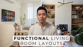 How To Arrange Your Big Or Small Living Room amp 10 Layout Configurations [upl. by Mauralia]