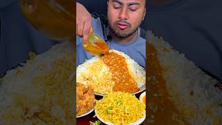 Very Spicy Gravy amp Rice Eating mukbang shortvideo reelsvideo eating food eatingasmr reels [upl. by Galer]