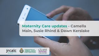 JRCALC Clinical Update October 2024  Maternity Care [upl. by Wilmott]