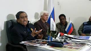 Honorary consulate of Russia Habib Ahmad press conference [upl. by Datnow980]