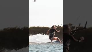 GIRLS OF KITESURFING  Pro Kitesurfer Hannah Whiteley shorts [upl. by Aniala801]