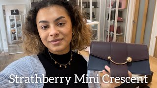 Strathberry Mini Crescent Review [upl. by Gemoets]