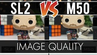 Canon SL2 vs M50 Image Quality Comparison  in Studio [upl. by Veator]