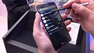 Samsung Galaxy Note 3 Hands On  IDBOOX [upl. by Center673]