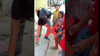 public place water bottle flip challenge in reaction newyoutuberchallenge trending shorts viral [upl. by Oberheim]