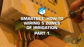 SmartBee  How To  DCC8 Wiring Zones of Irrigation Part 1 [upl. by Hgielrak]