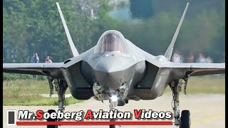 FULL POWER AFTERBURNER Departure F35 at Volkel [upl. by Ain]