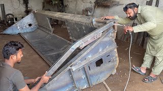 Home Made Million Dollar Combine Harvester Cutter  Insane Diy Project [upl. by Nella]