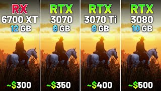 RX 6700 XT vs RTX 3070 vs RTX 3070 Ti vs RTX 3080  Test in 20 Games in 2024 [upl. by Novaj847]